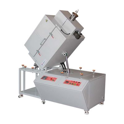 1200C Большая вертикальная вращающаяся однозоновая трубная печь с металлической трубой OD300mm