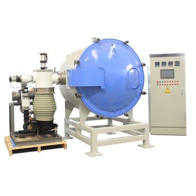 Промышленная вакуумная муфлевая печь CE до 1600 °C с диффузионным вакуумным насосом